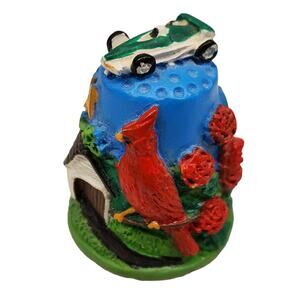 Handmade Indiana Sewing Thimble 2002 Signed